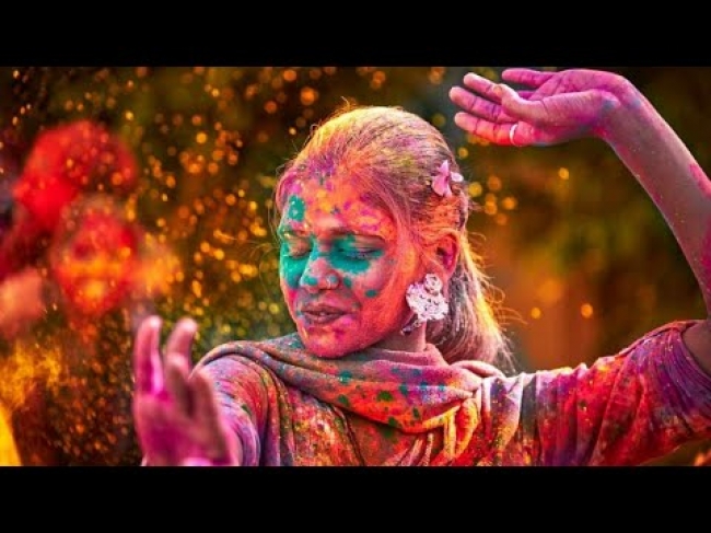 India con Festival de colores Holi